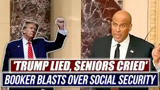 Senator Cory Booker BLASTS Trump Over Social Security BETRAYAL! | senator cory booker on trump