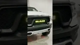 Dodge Ram Multicolor LED Illuminated Emblem #shorts
