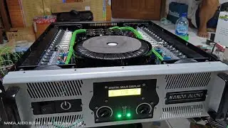 Amplifier balap CLASS H3 menggunakan toroidal 8kva final MJL . 3600w