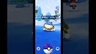 Поимка дикого Сфила (праздничный) CP 400 | Pokemon GO #Shorts