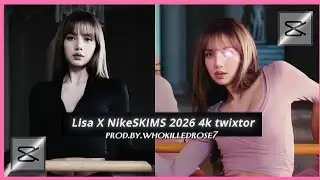 Lisa X NikeSKIMS 2026 spring collection 4k twixtor scenepack.