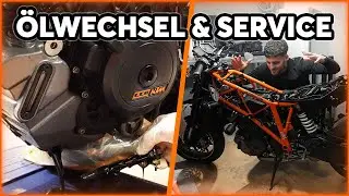 ÖLWECHSEL an der KTM SuperDuke 1290R – Service & Wartung der 1290R | SUPERDUKE 1290 R Rebuild Pt 6 |