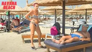 2024 Havana Beach ☀️🏖️ Mamaia Nord 🌴 🍸 4K UHD Beach Walk Part 1