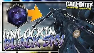 UNLOCKING BLACK SKY CAMO on TF-141 WITH A TRICKSHOT! [Infinite Warfare Road To Black Sky Camo]