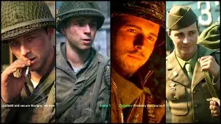 ALL AIELLO SCENE | CALL OF DUTY WW2 | [720p] [PS4]
