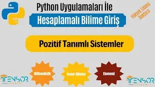 5. Pozitif Tanımlı Matrisler | HESAPLAMALI BİLİME GİRİŞ