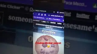 Cookie clicker secret 🥹