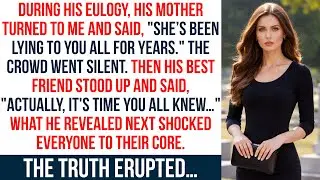 At my husband's funeral, his mom exposed my secret, but someone unexpected defended me.