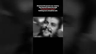 Coldest speech ever. 🥶 #history #shorts #cheguevara #communism #historyfacts