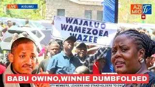 WAJALUO WAMEZOEA WAZEE! Luos send coded message to Winnie Odinga, Babu Owino during dialogue, Kisumu