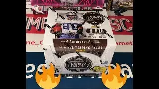 Incredible 2019 Panini Legacy Football Hobby Box Break - HOT Box?!?