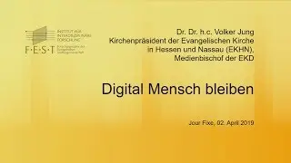 Volker Jung: Digital Mensch bleiben
