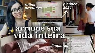 é hora de RECOMEÇAR ✨| arrume sua vida em 3 passos simples e fáceis.