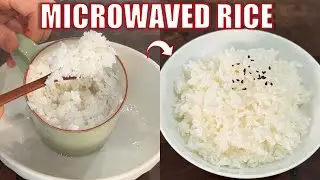 Perfect Rice in the Microwave?! Just 8 Minutes! 🍚✨