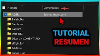 Poner Comentarios en CARPETAS 💻