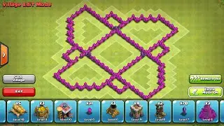 Clash Of Clans - Town Hall 6 Farming Base Speed Build (Zant)