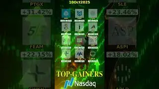 📈🚀🟢 TOP-Gainers - NASDAQ-10Oct2025🚨 #ABRMARKETWATCH #TopGainers #NASDAQ
