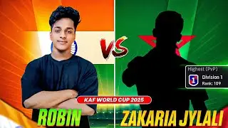 ROBIN SPN 🆚 ZAKARIA JYLALI | KAF WORLD CUP 2025🔥 WORLD TOP 109 PLAYER🤯 #efootball25 