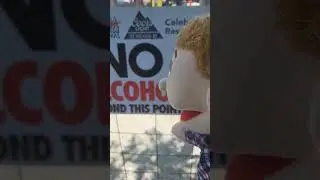 No Alcohol Beyond this Point! #alcohol #festival #puppet