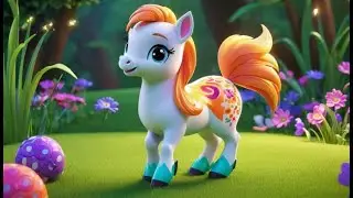 Polly the Pony Skips in the Field | Fun Animal Movement Song | Nursery Rhymes and Kids Songs