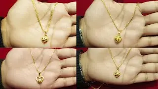 Gold Chain Pendant Design From 4Gram | 2021 Valentine Special Collection | Limited Stock@Crazy_Jena