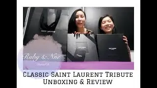 YSL Saint Laurent Tribute Heels 105 Unboxing & Review Differences in Packaging 圣洛朗编织感高跟凉鞋包装差异