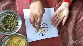 Butterfly making with pulses#more #vlog #shorts #viral #viralvideo #editlyrics #butterfly #crafts