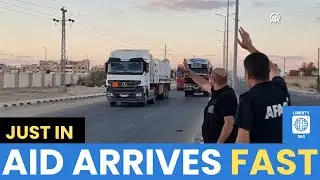 Гуманитарная помощь в действии: Турция отправляет 25 грузовиков в Газу