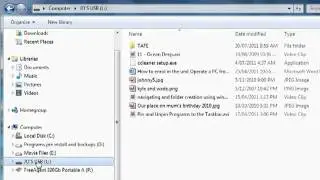 Navigate to folders and files and open files using Windows Explorer