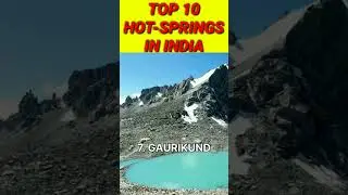 Top 10 Hot Springs To Visit In India #shorts