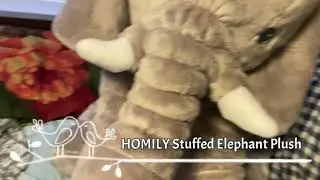 HOMILY Stuffed Elephant Plush 24&rdquo; tall&mdash; shared by Ryli