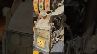 The Inside of an Antique Jackpot Machine