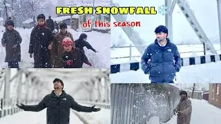 The Wait is Over ❄️ First Snowfall of this season 🥰 