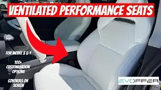 Tesla Model Y & 3 Ventilated Performance Seats Install and Review