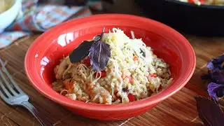 🍲 Ризотто из булгура с морепродуктами &mdash; видео рецепт