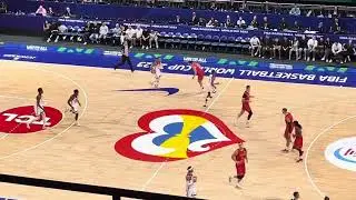 USA vs Montenegro 3Q Clash: Kendrick Perry's Clutch 3-Point Pull-Up Jumper & Jalen Brunson Foul Draw