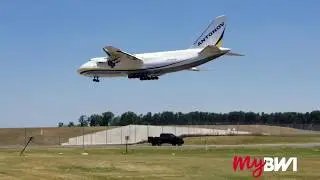 Antonov An-124 Arrival At BWI Marshall Airport