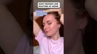 How to Lift Frown Lines  #beautyhacks #frownlines #facemassage