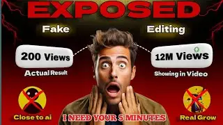 I EXPOSED FAKE EDITING LIKE REALGROW AND CLOSE TO AI || FULL EDITING