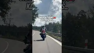 Sakra aut&iacute;čk&aacute;ři🚗 kdy to pochop&iacute;&scaron;? #motorka #motorkari #moto #cesko