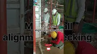 mivan Shutering alignment checking #mivan #construction #buildingcontractor