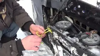 Snowmobile Track Rope Repair