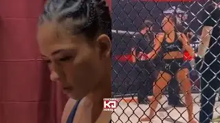 Valerie Loureda Before KO Win & After KO Win At Bellator 243