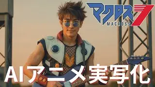 [AI anime live-action] Macross 7 OP style MV (SEVENTH MOON)