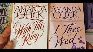My romance novel haul from the library book sale