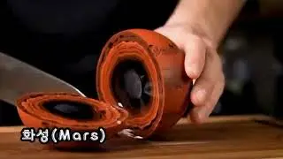 ASMR :AI Jupiter PLANET Cutting #ai #relaxing #satisfying #relax