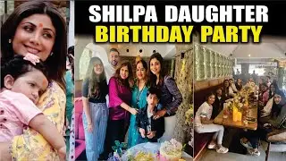 Shilpa Shetty And Raj Kundra Host A Birthday Bash For Samisha, Her Floral Unicorn Cake Won Hearts