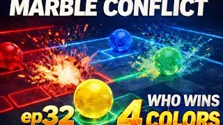 Multiply or Release - Marble Conflict in Algodoo ep 32 #viral #games #marblesrace #marble #gaming 