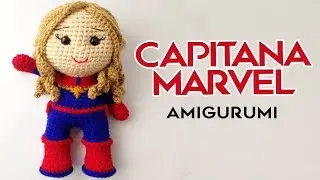 Capitana Marvel Amigurumi Paso a Paso