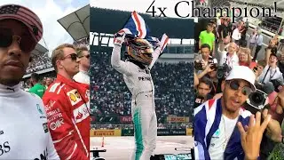 4 TIME WORLD FORMULA ONE CHAMPION!!! Mexican GP | Lewis Hamilton Vlogs